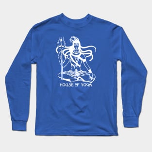 White Shiva Long Sleeve T-Shirt